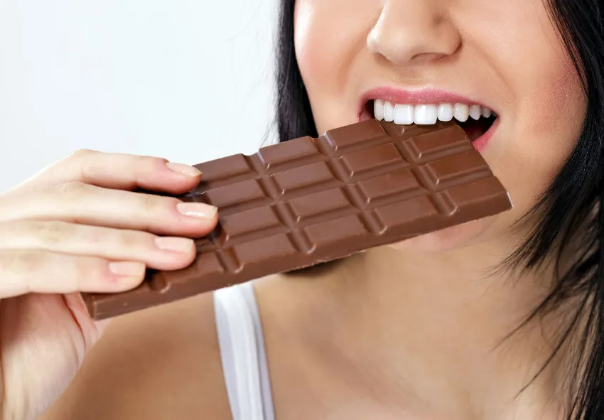 chocolate salud femenina